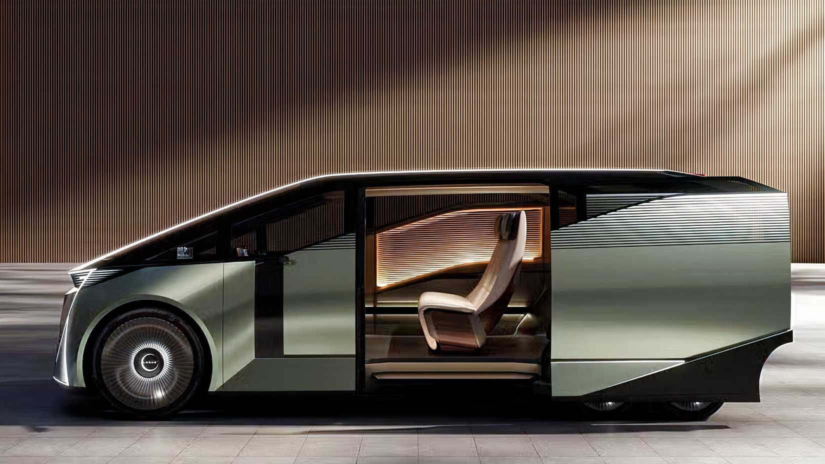 Side profile of the Lexus LS Concept