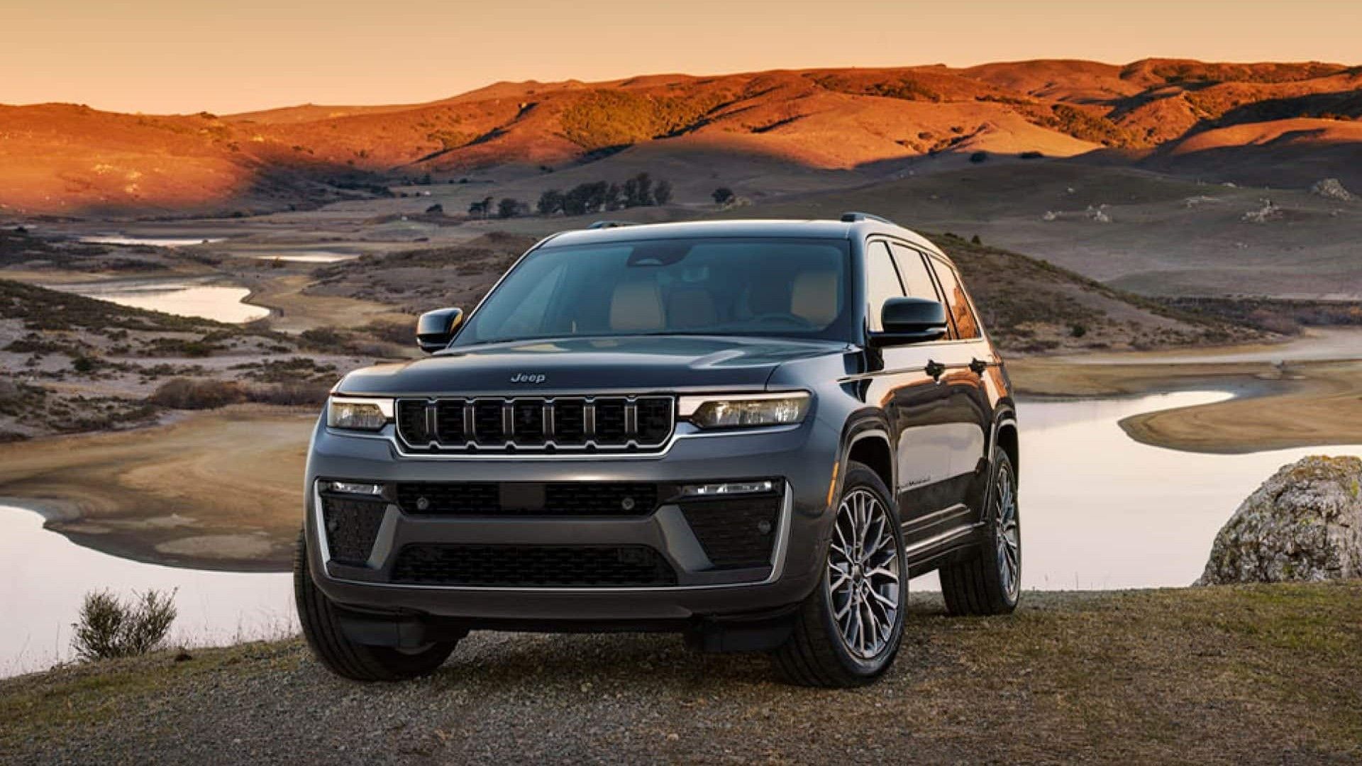 2026 Jeep Grand Cherokee on the mountains