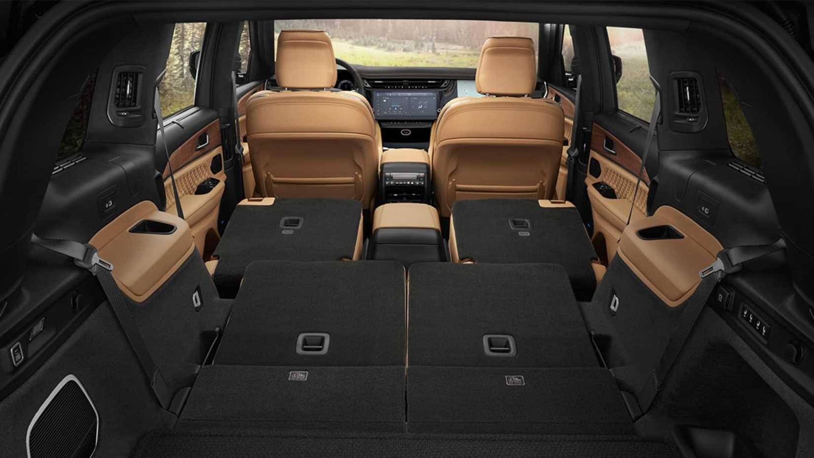 2026 Jeep Grand Cherokee interior ariel view
