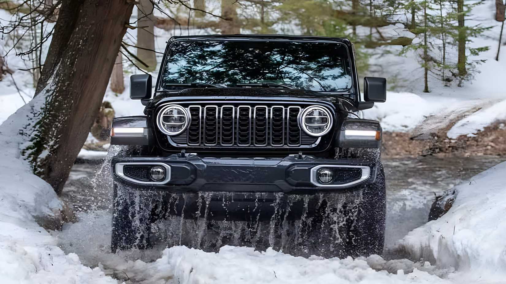 Jeep Wrangler Rubicon off-road na neve