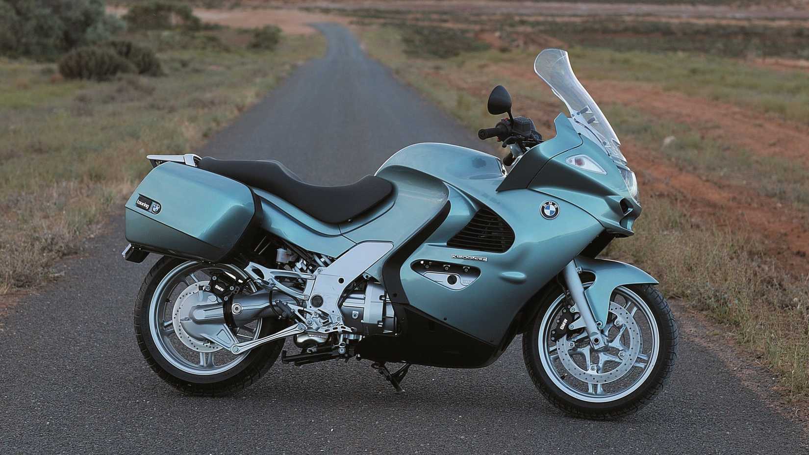 2003 BMW K 1200 GT cinematic shot side profile view