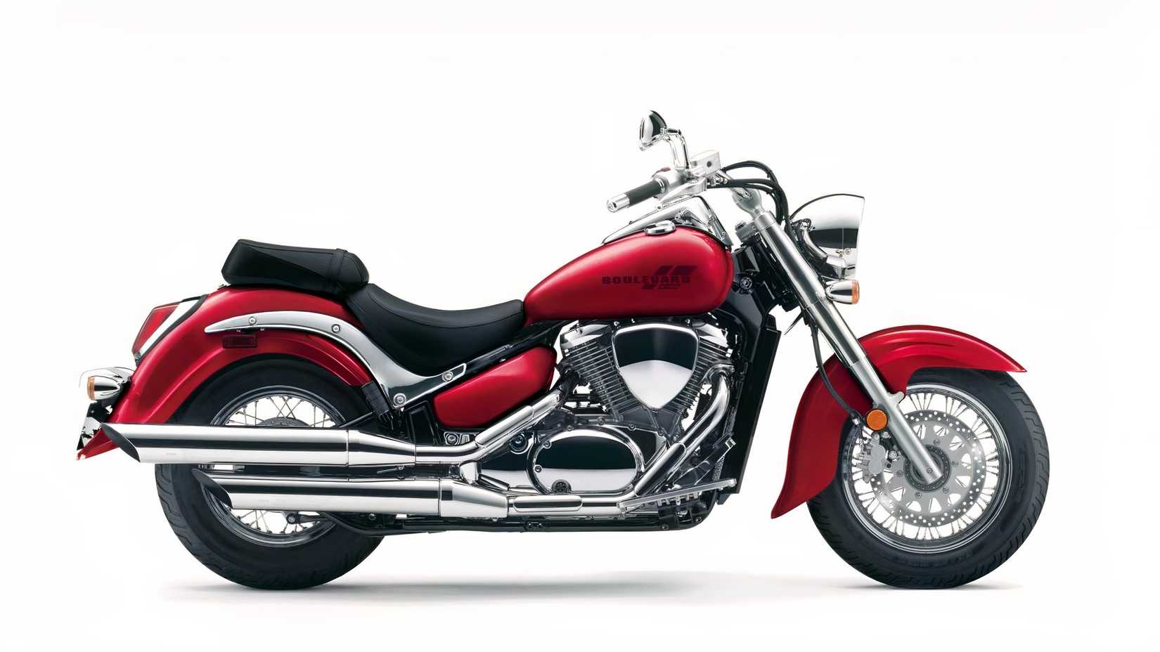 Suzuki Boulevard C50 red side