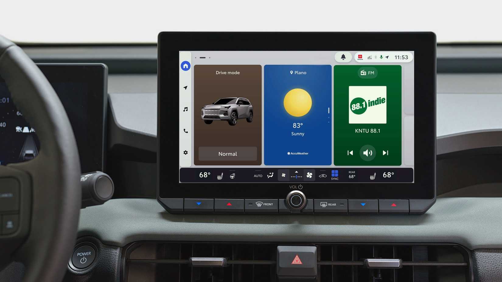 Toyota Audio Mutimedia 3 Widget Home Screen