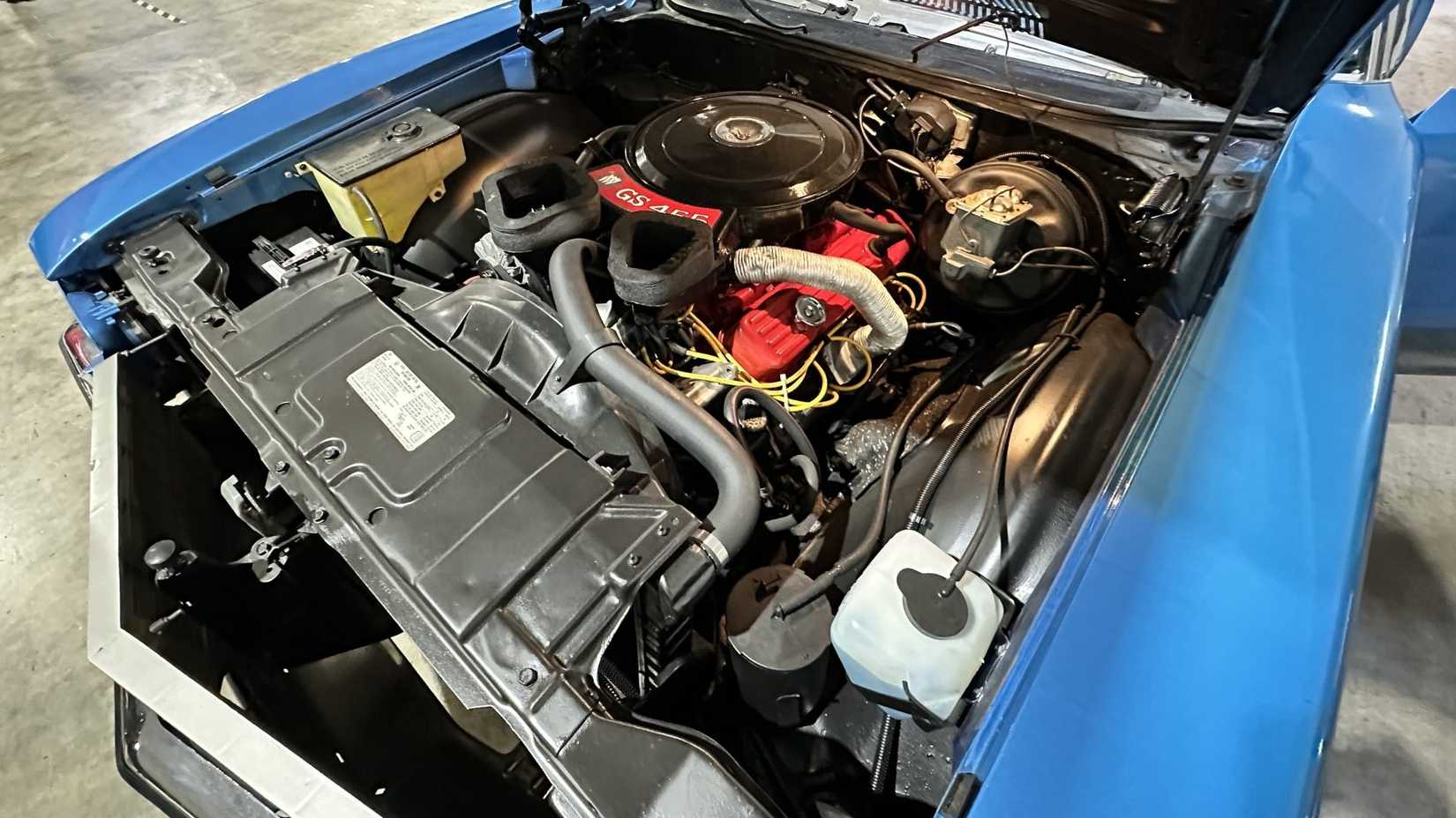 1972 Buick GS 455 Convertible engine bay view