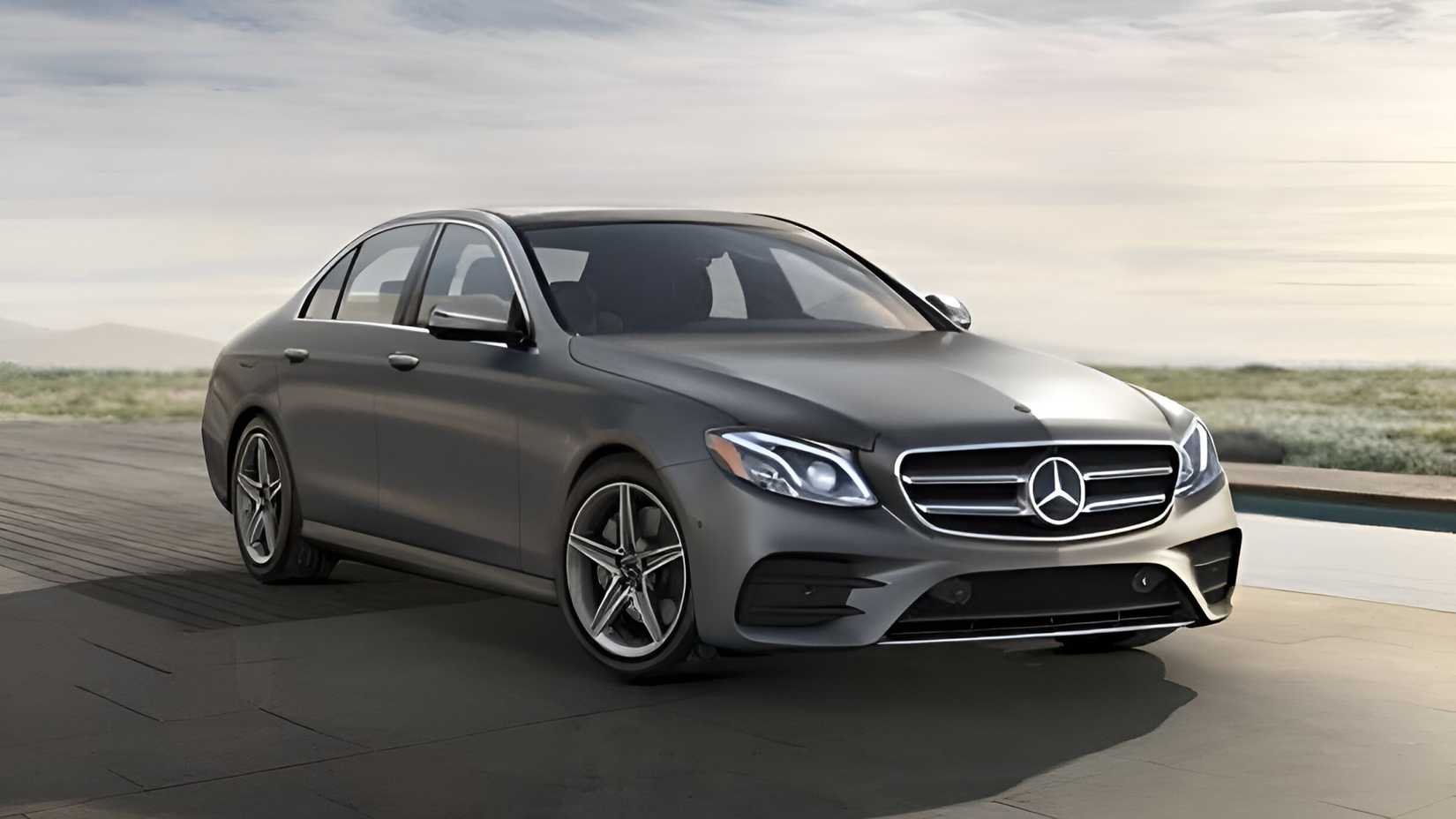 2019 Mercedes-Benz E-Class front third quarter view