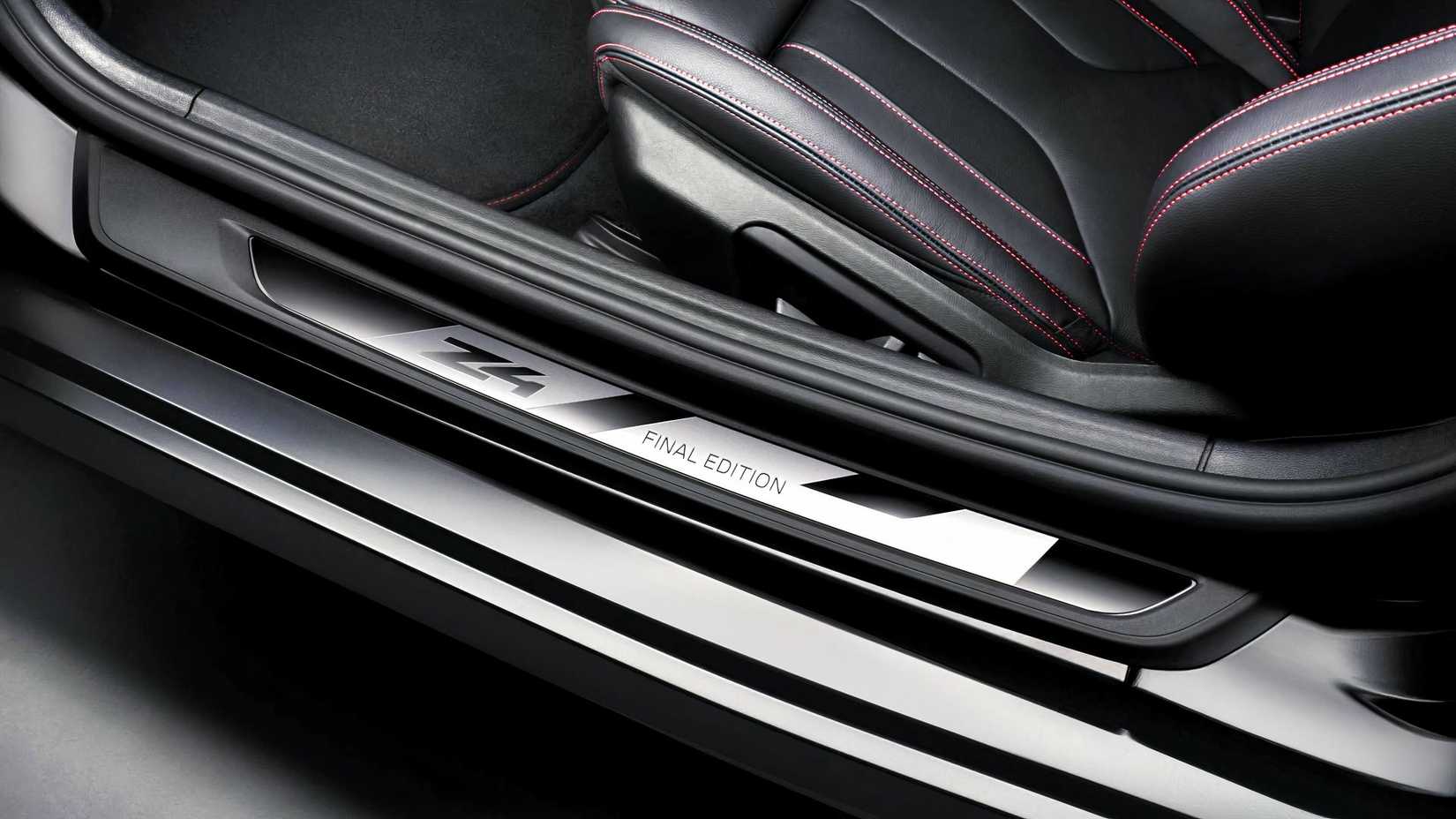 2026 BMW Z4 Final Edition door plate