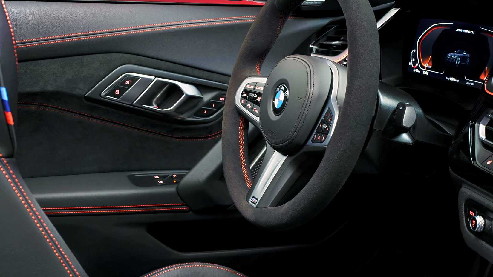 2026 BMW Z4 Final Edition steering wheel closeup