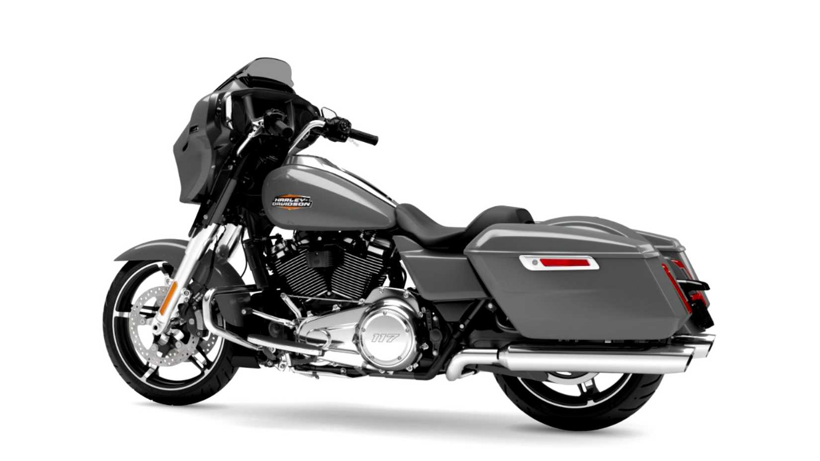 Foto de estúdio do modelo de assento solo Harley-Davidson Street Glide 2026