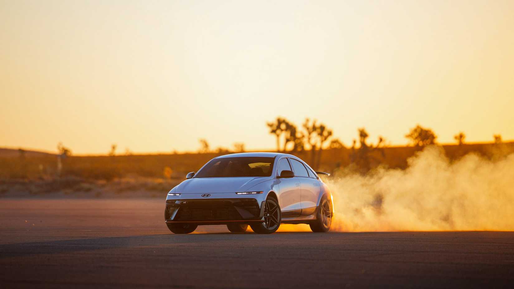 2026 Hyundai Ioniq 6 N front action shot