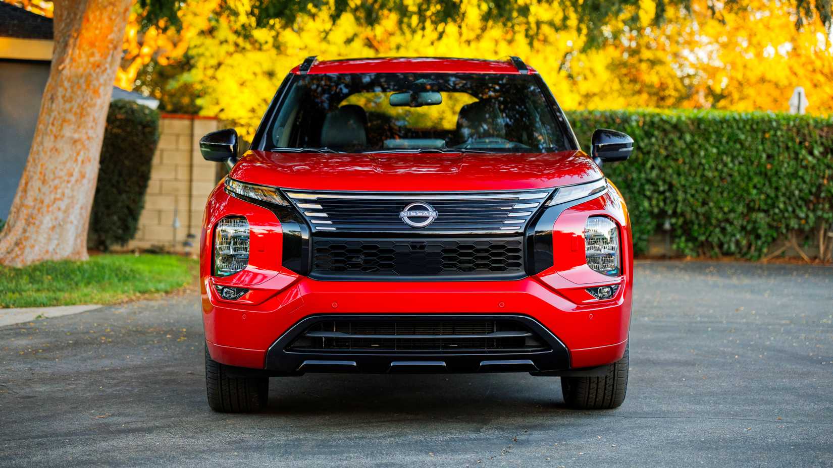 2026 Nissan Rogue PHEV front shot parked on the road