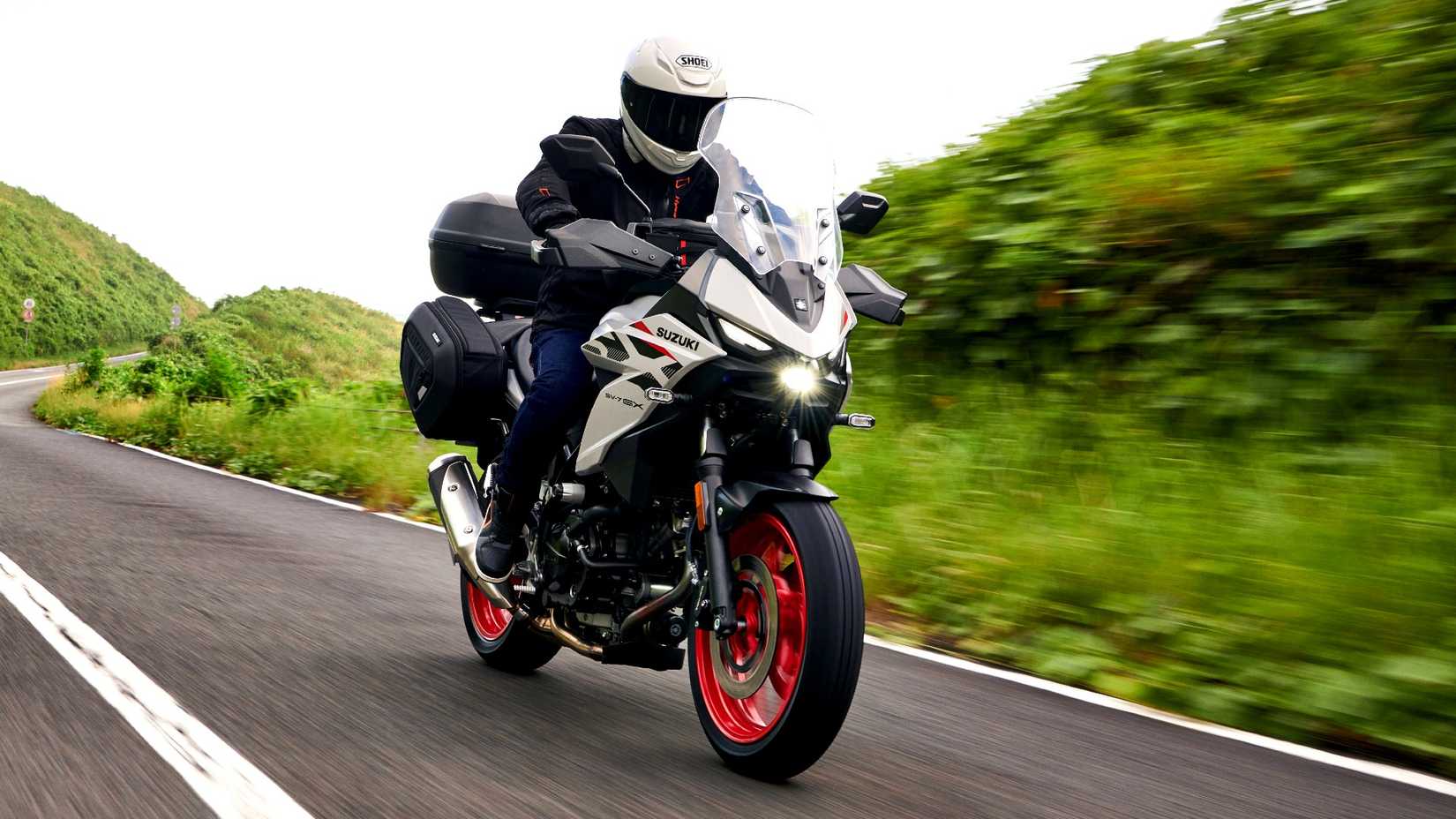 2026 Suzuki SV-7GX White Action
