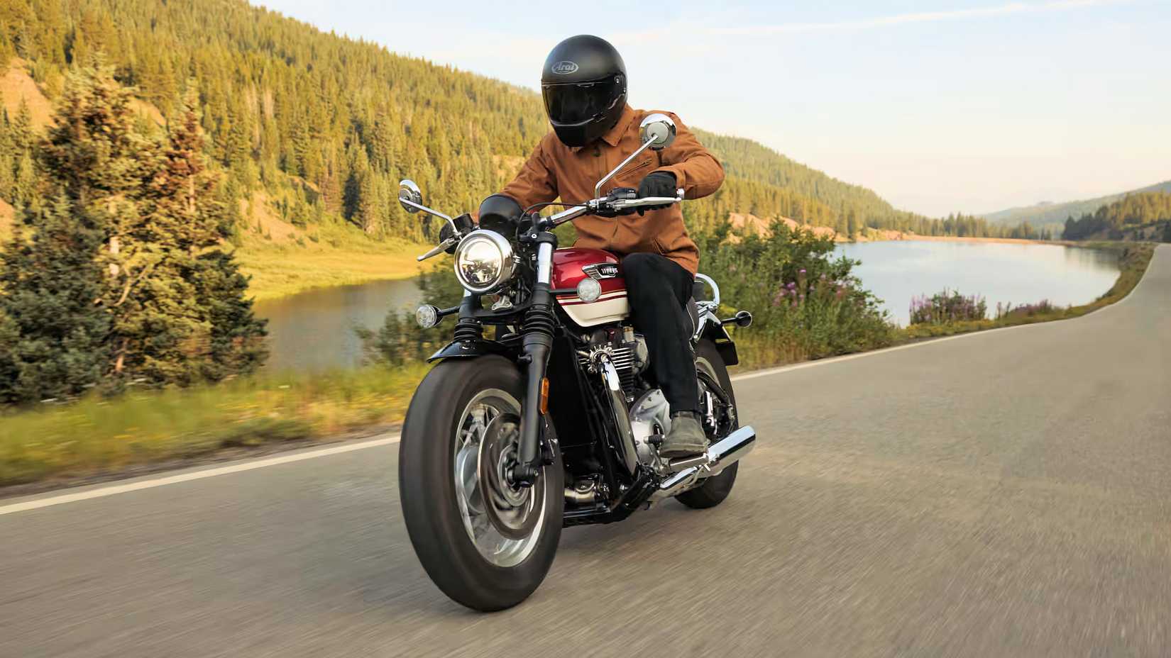 Rider on a 2026 Triumph Bonneville Speedmaster