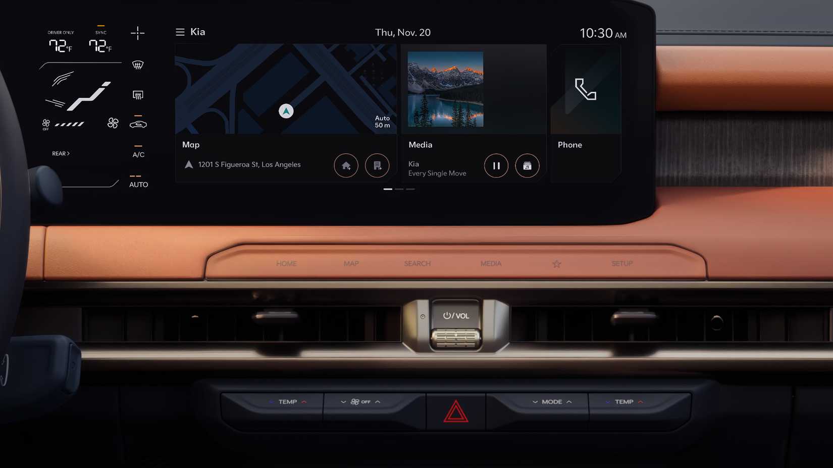 2027 Kia Telluride buttons