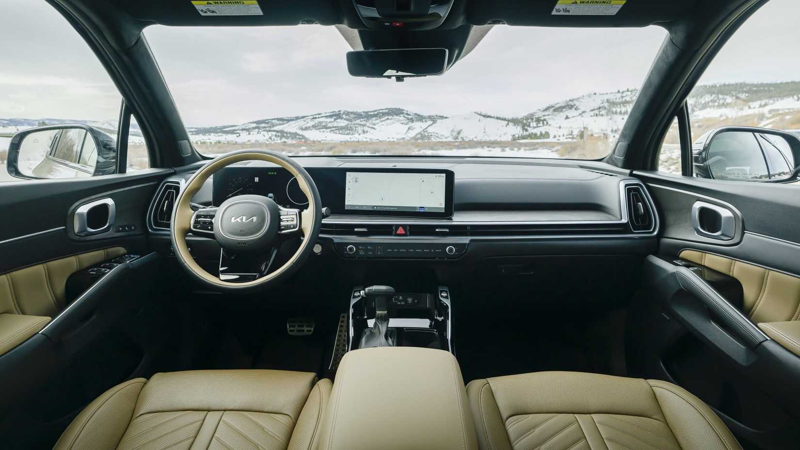 2026 Kia Sorento interior dashboard layout