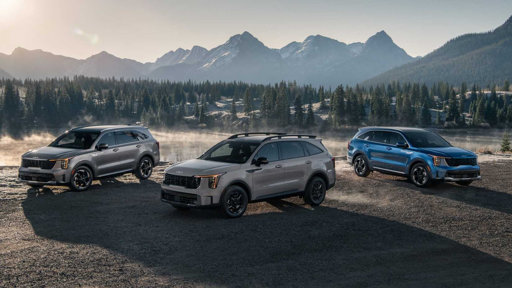 Níveis de acabamento do Kia Sorento 2026