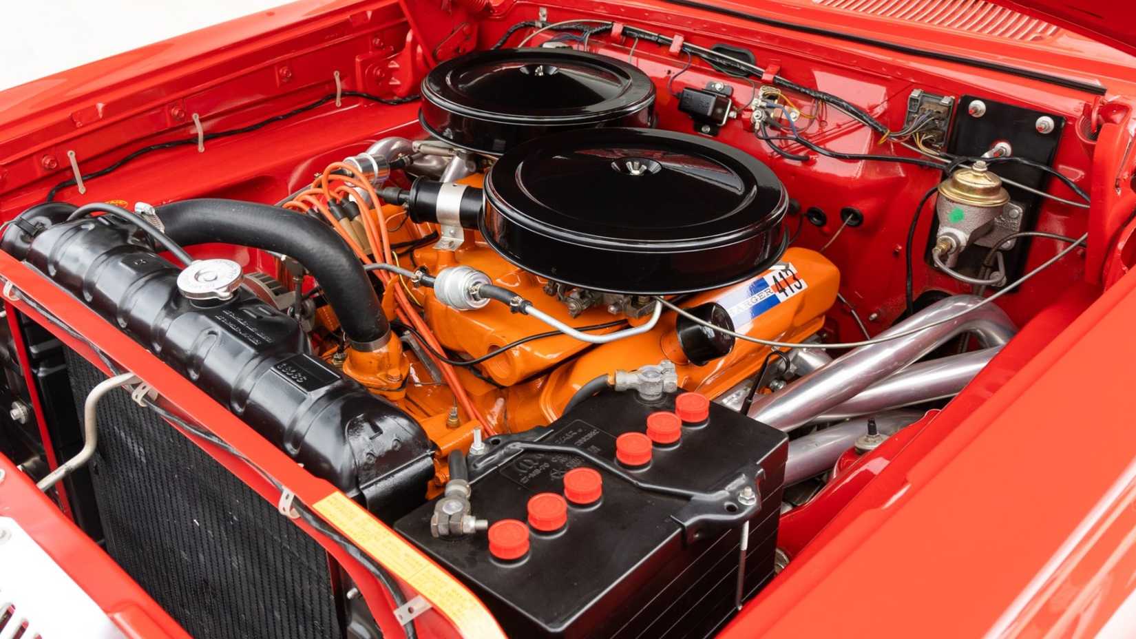 413-Powered 1962 Dodge Dart 2-Door Sedan 3-engine bay view