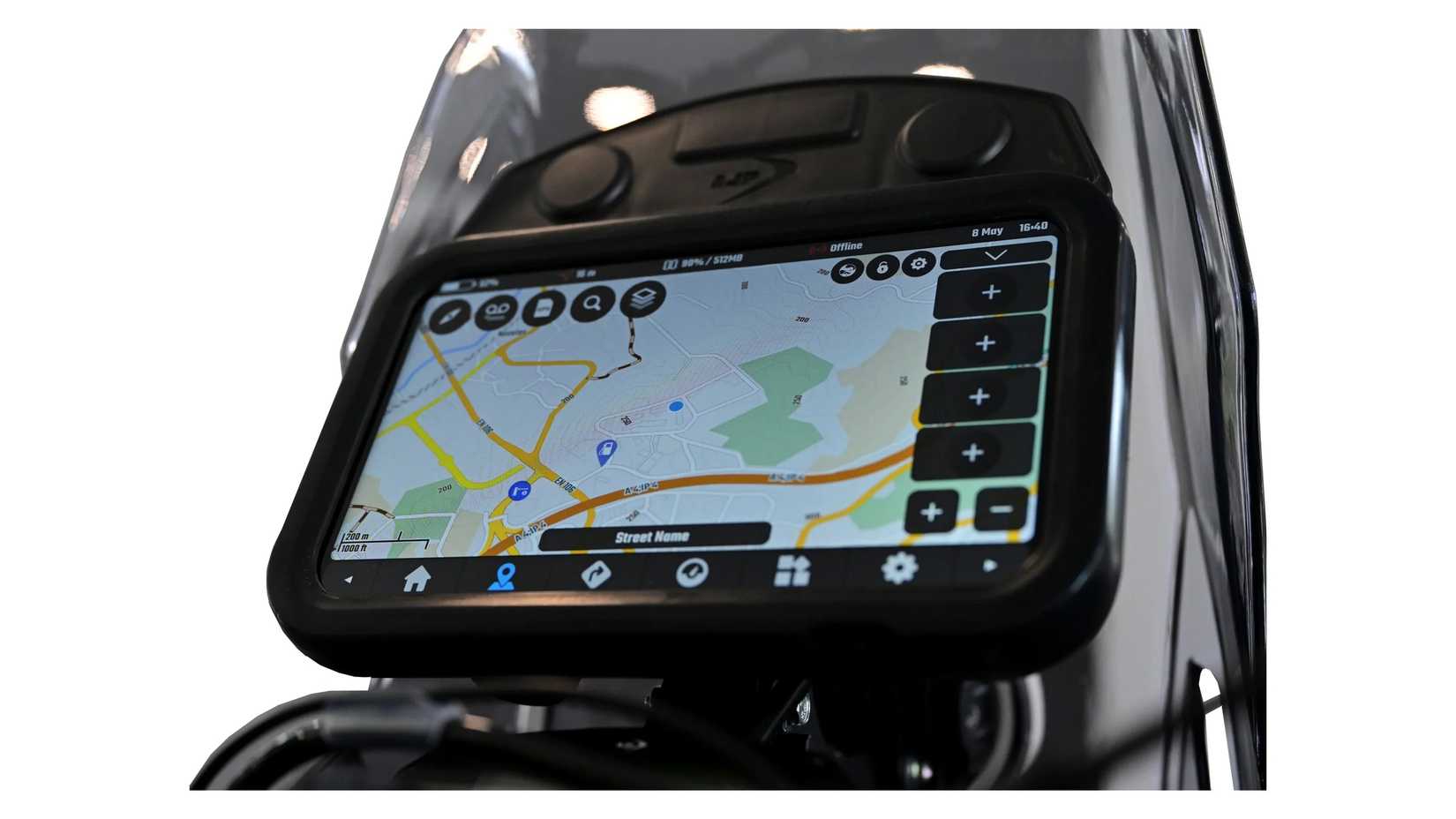 AJP PR7 instrument panel