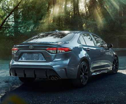 2026 Toyota Corolla Sedan rear third quarter view