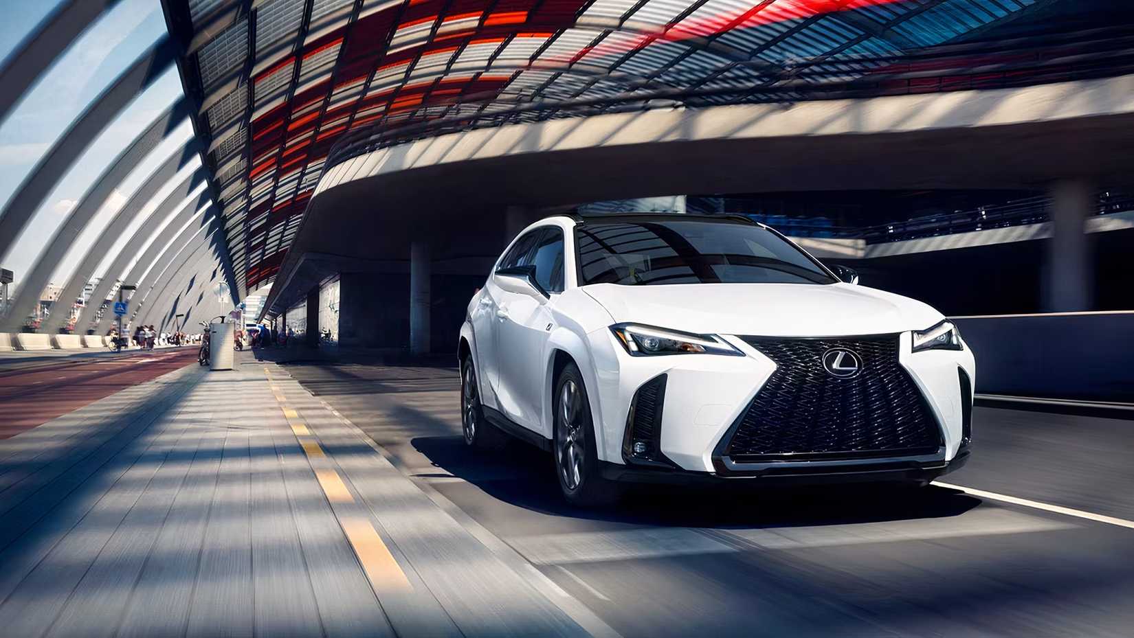 2025 Lexus UX, front 3/4