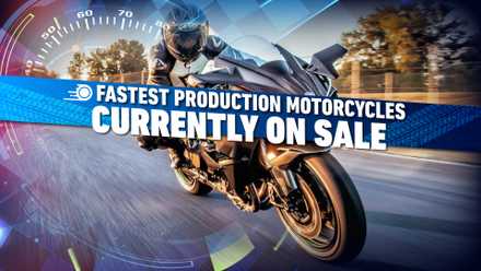 Motocicletas de produção mais rápida atualmente à venda