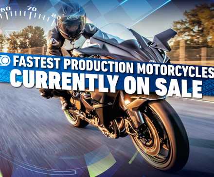 Motocicletas de produção mais rápida atualmente à venda