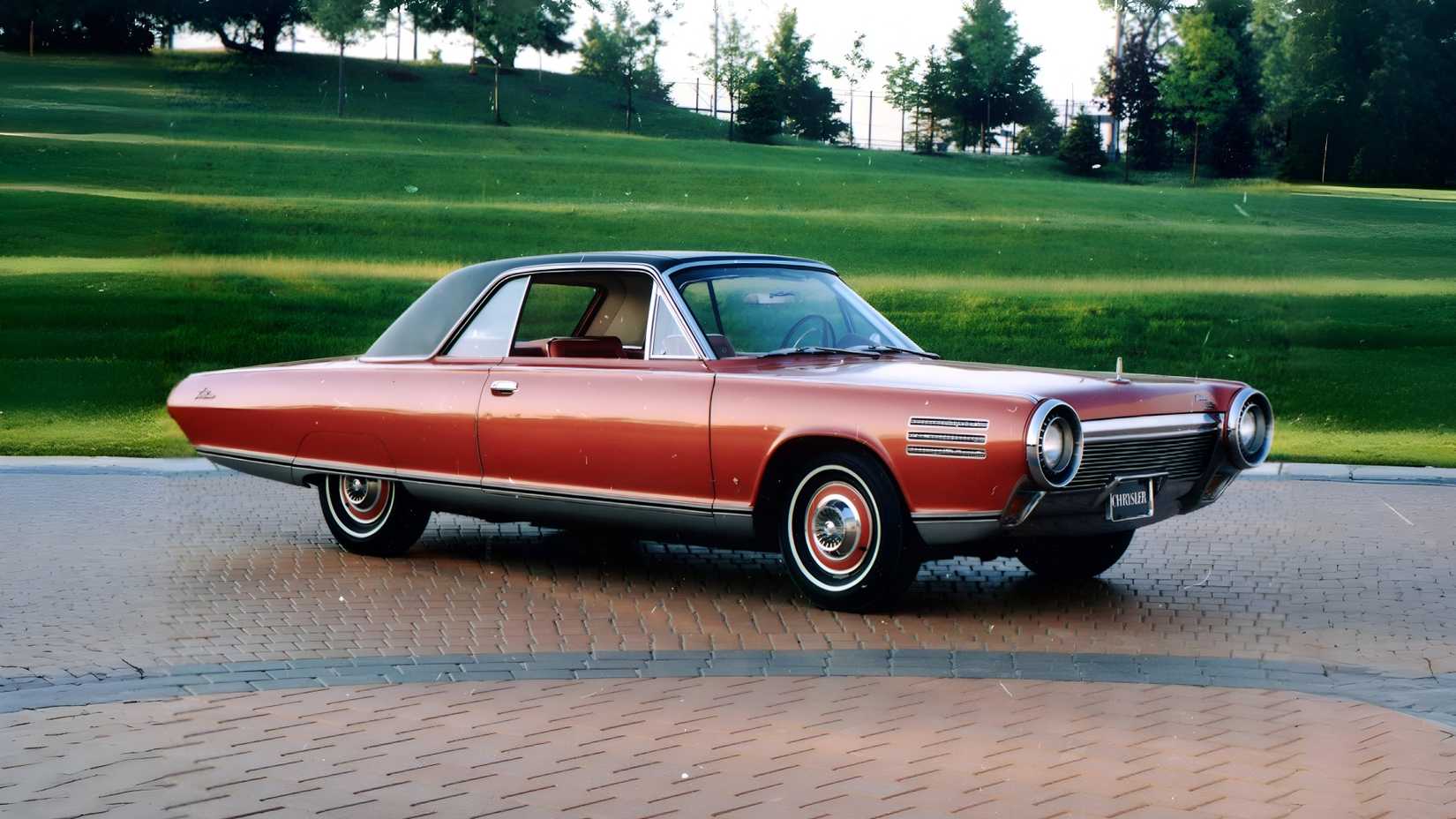 1963 Chrysler Turbine Car front third quarter view