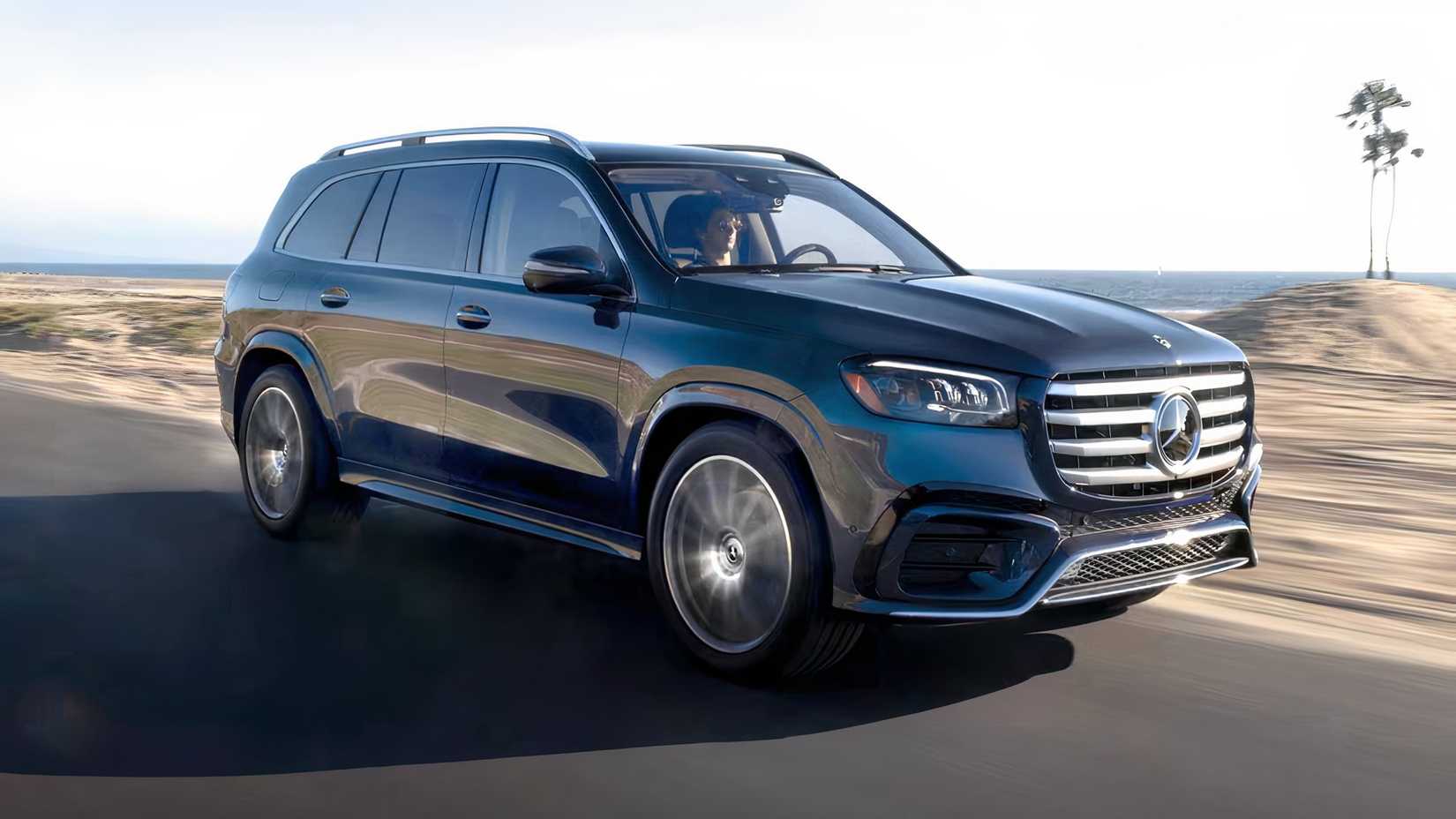 2025 Mercedes-Benz GLS 450 4MATIC being driven on road