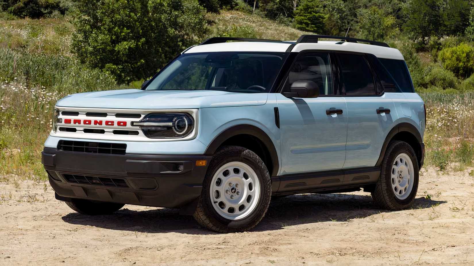 2026 Ford Bronco Sport in blue parked