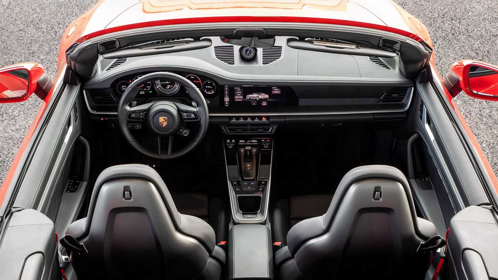 2025 Porsche 911 Turbo S interior showing cabin