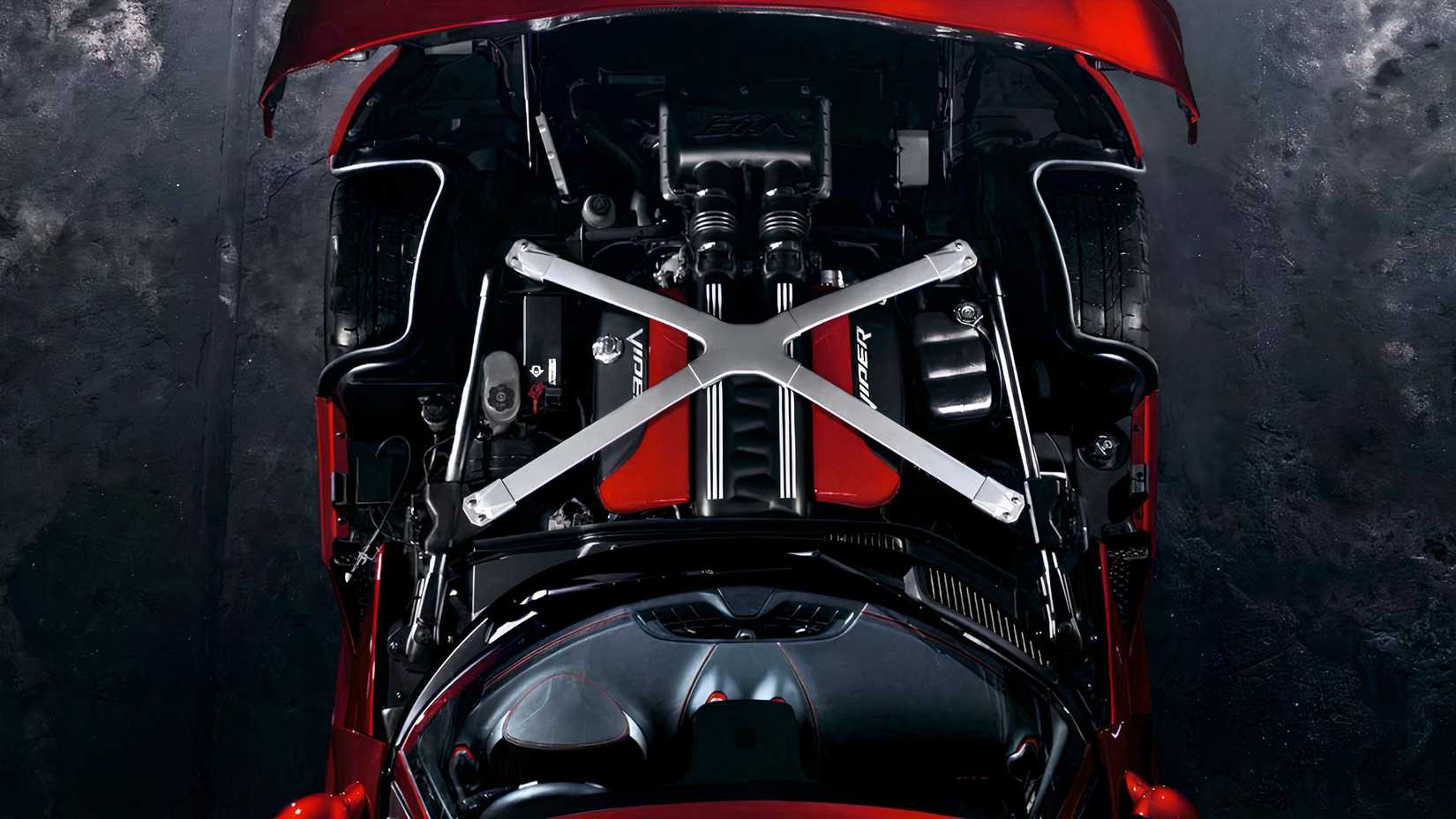 2013 Dodge Viper SRT engine bay