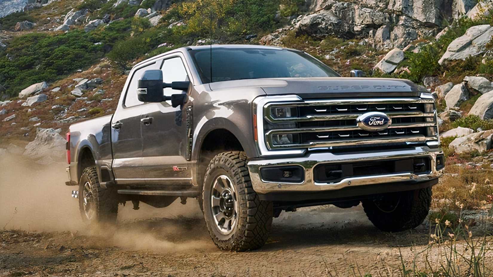 2025 Ford F-350 King Ranch being driven