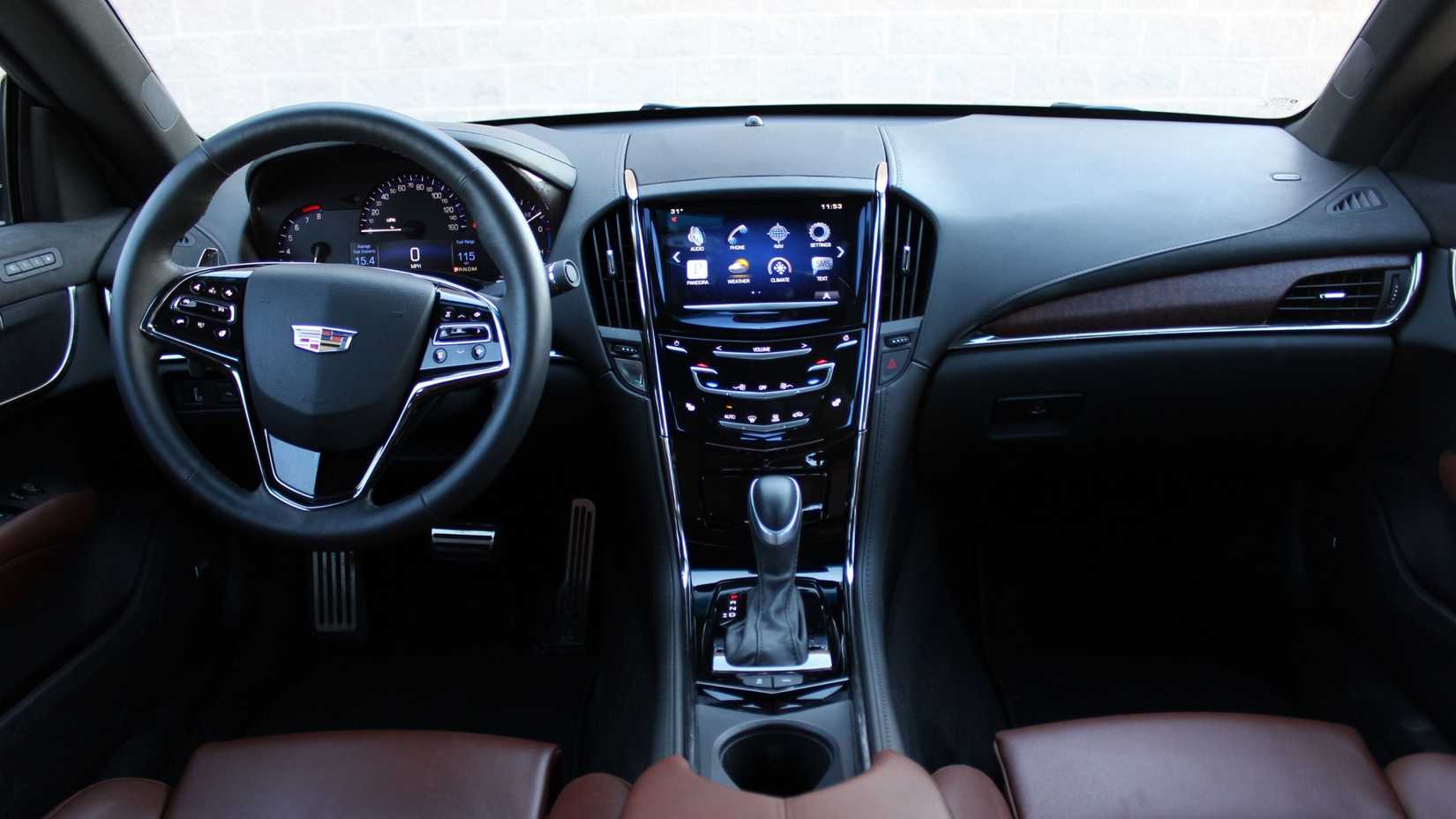 2015 Cadillac ATS interior dashboard view