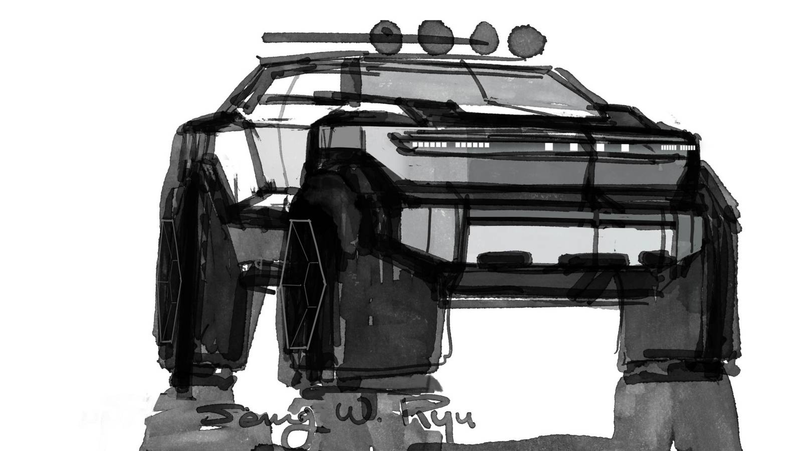 Hyundai Teases Sketches Of Insane, Futuristic Doomsday Concept