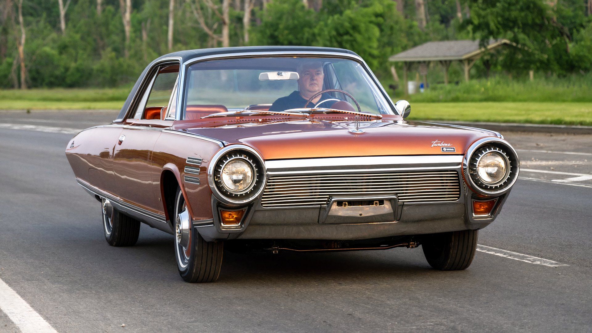 Chrysler Turbine Car  front third quarter view