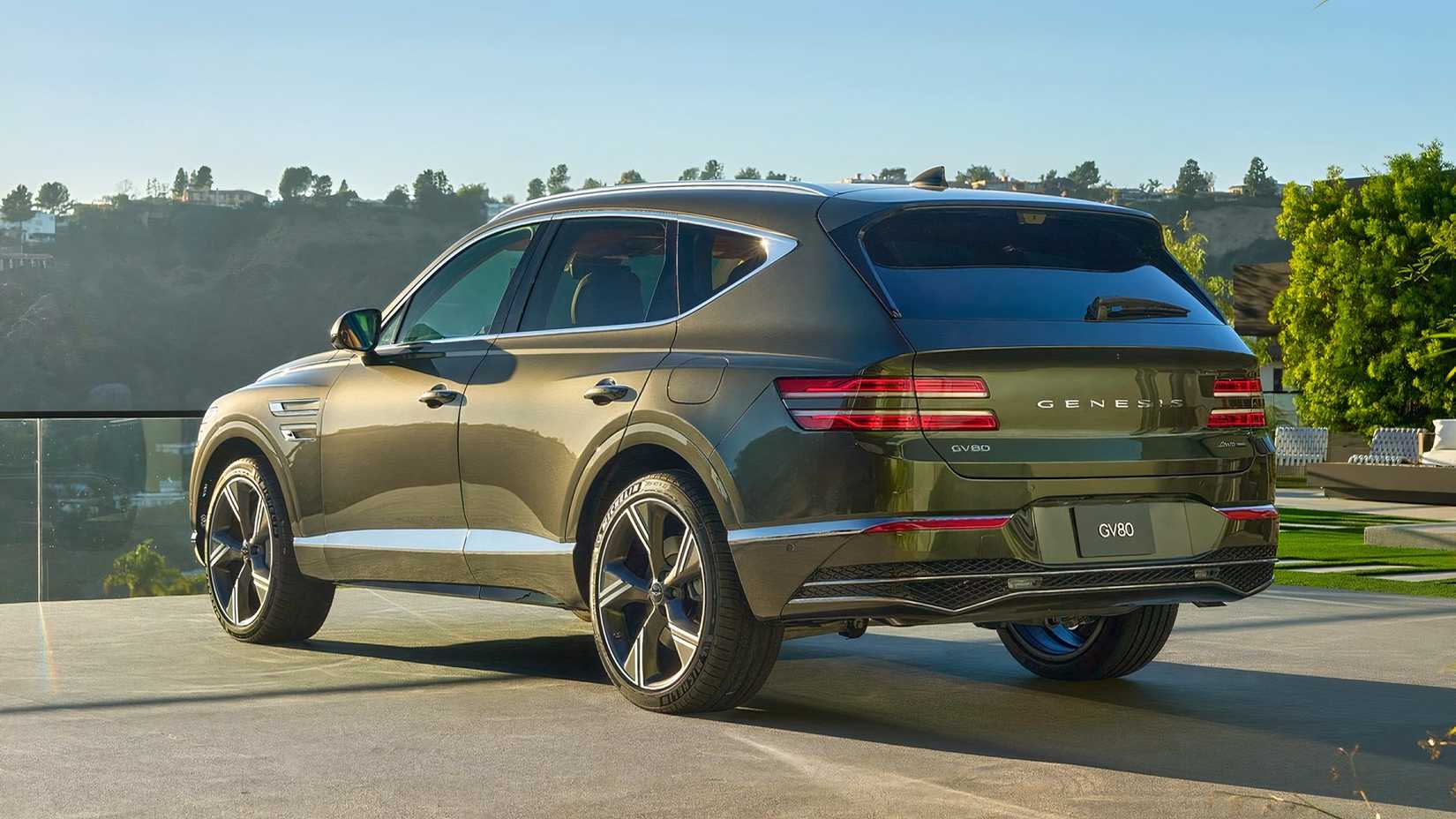 2025 Genesis GV80, rear 3/4