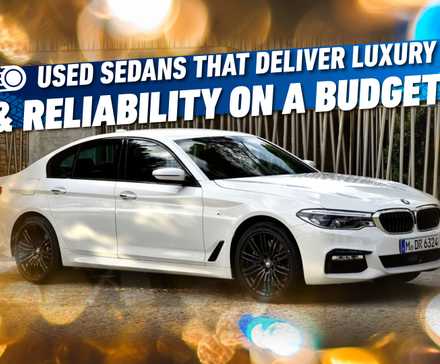 Sedans usados que oferecem luxo e confiabilidade dentro do orçamento