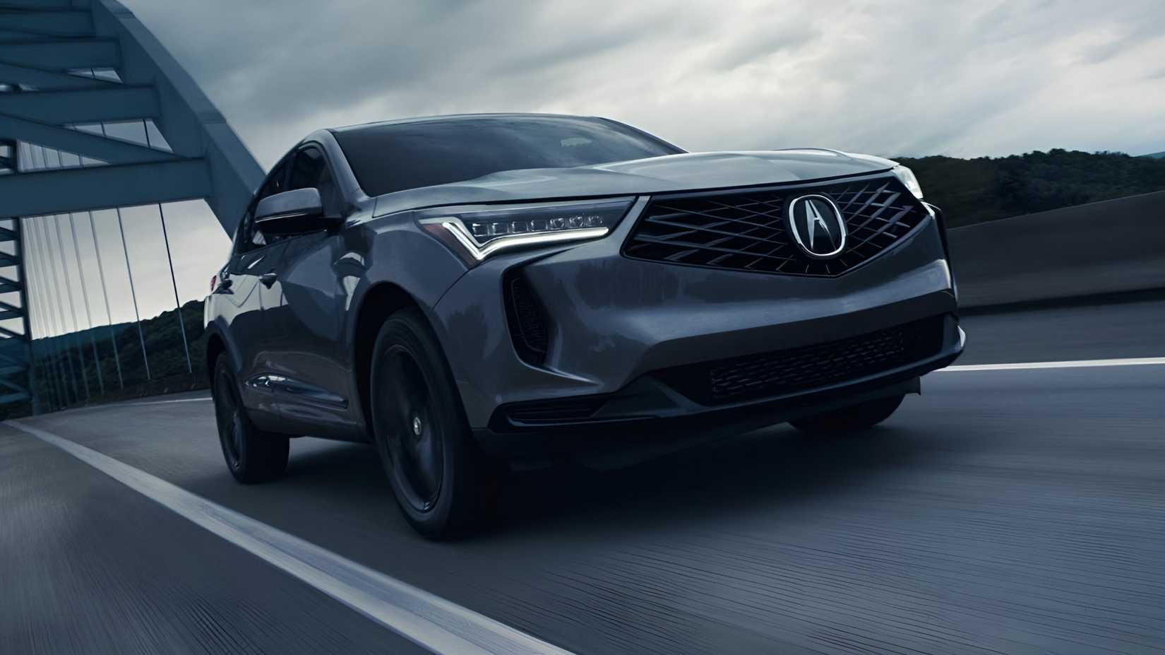 2026 Acura RDX front third quarter accelerating view