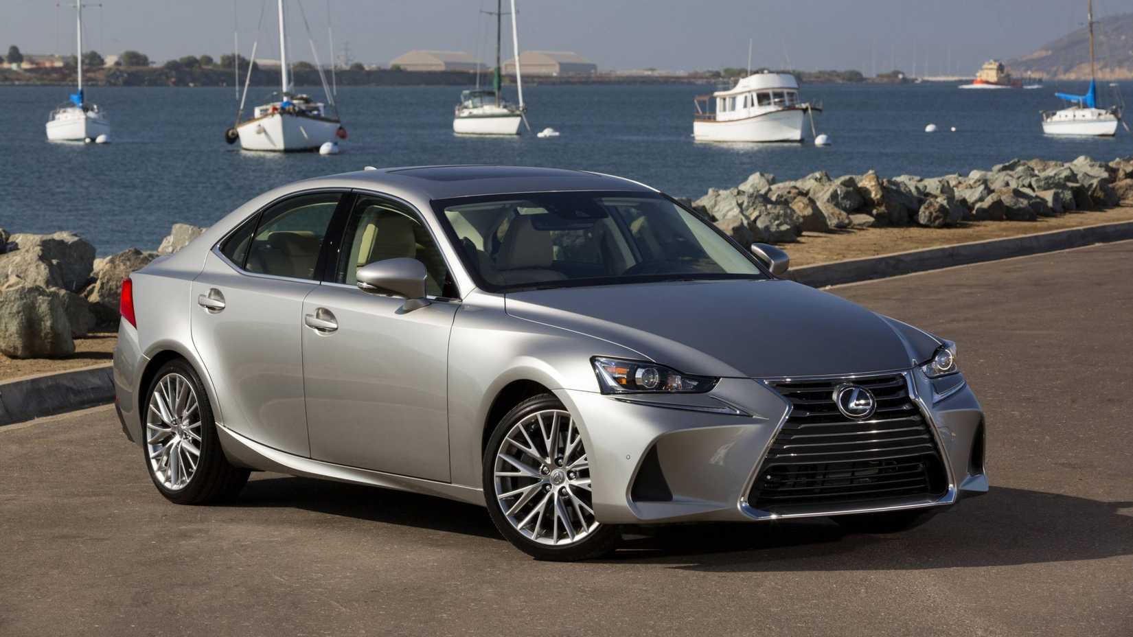 2020 Lexus IS front third quarter cinematic shot