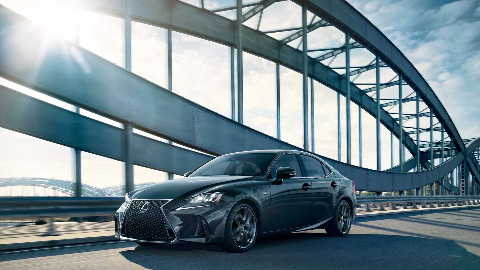 2020 Lexus IS 350 F SPORT front 3/4 shot