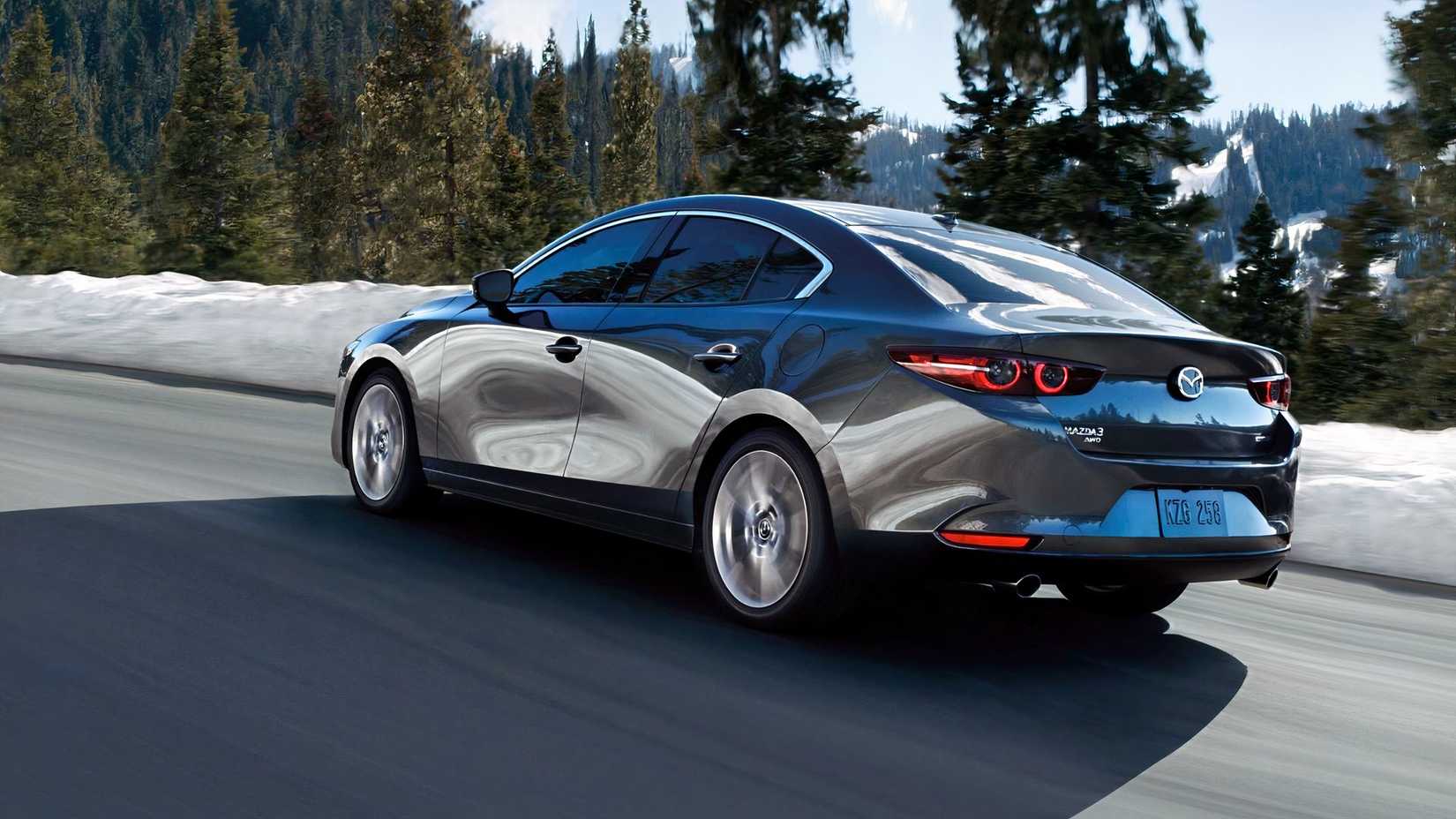 2024 Mazda Mazda3 rear 3/4 view