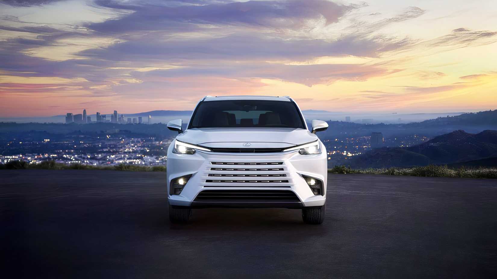 2025 Lexus TX 350 Premium in white parked