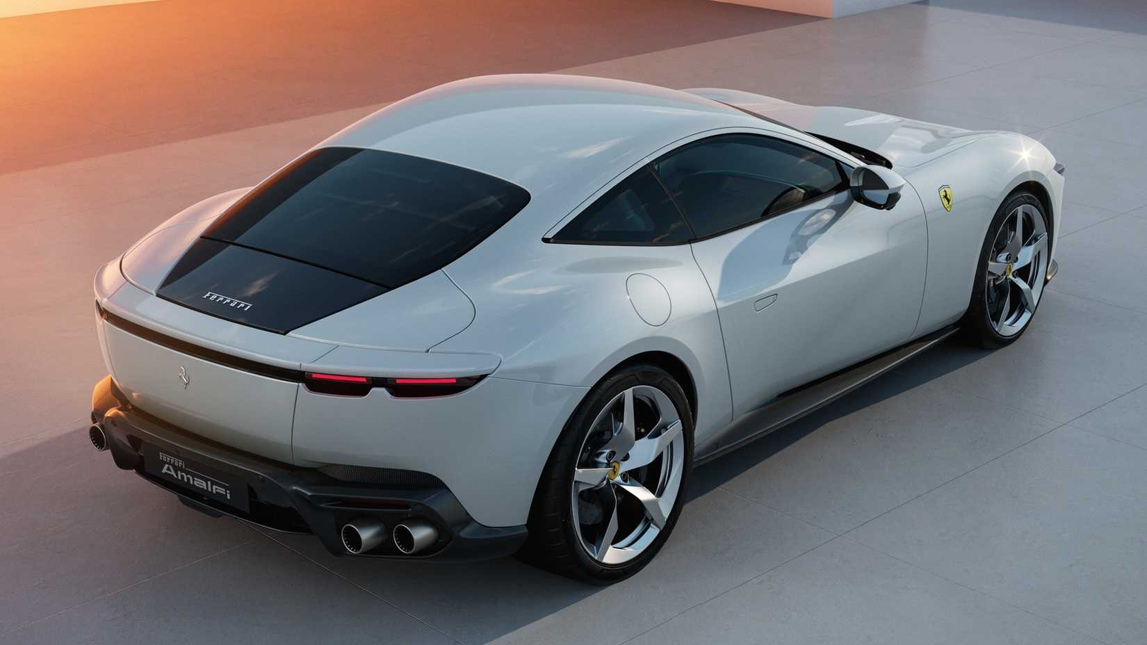 White 2026 Ferrari Amalfi (1)