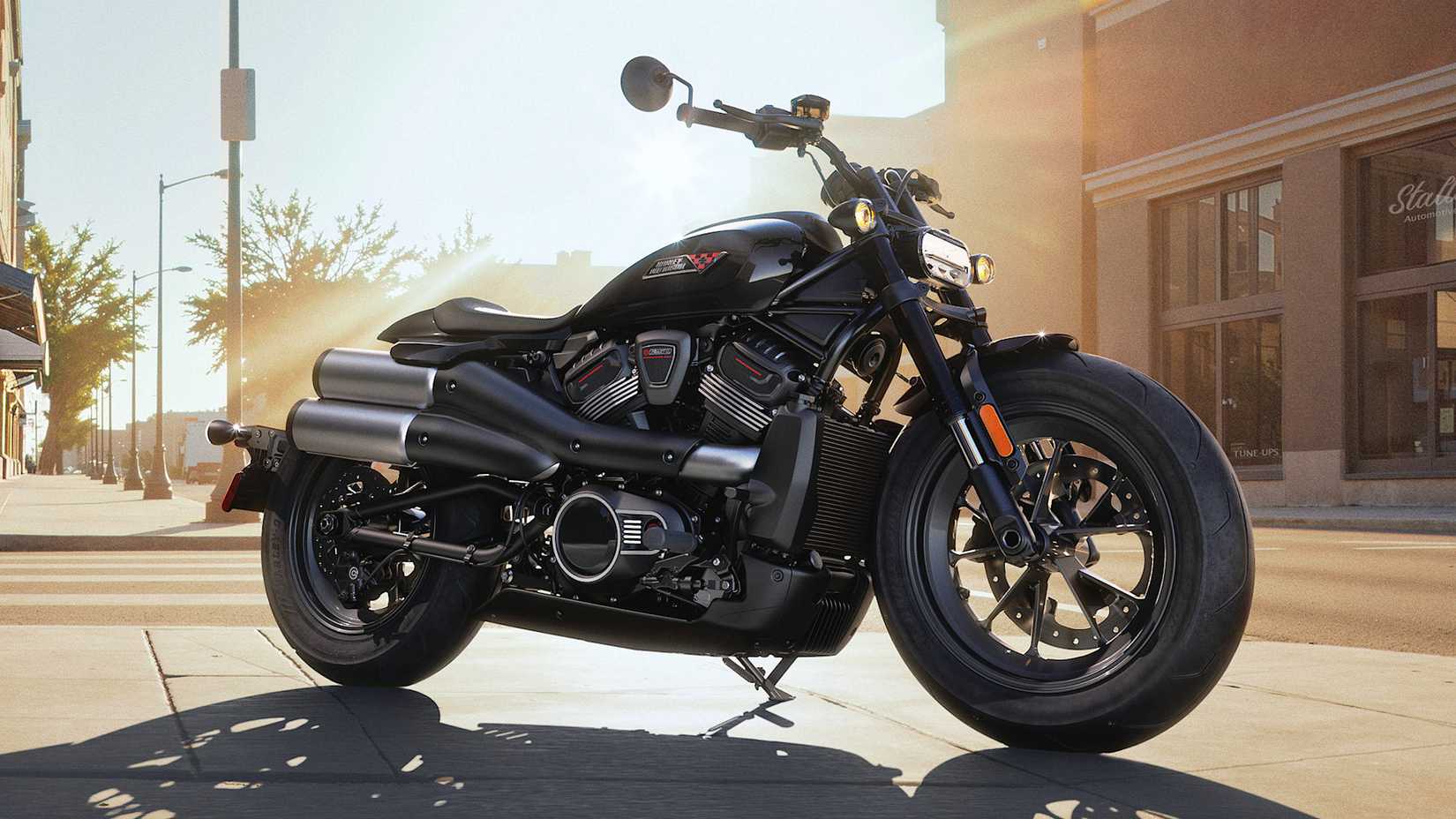 2026 Harley-Davidson Sportster S parked downtown