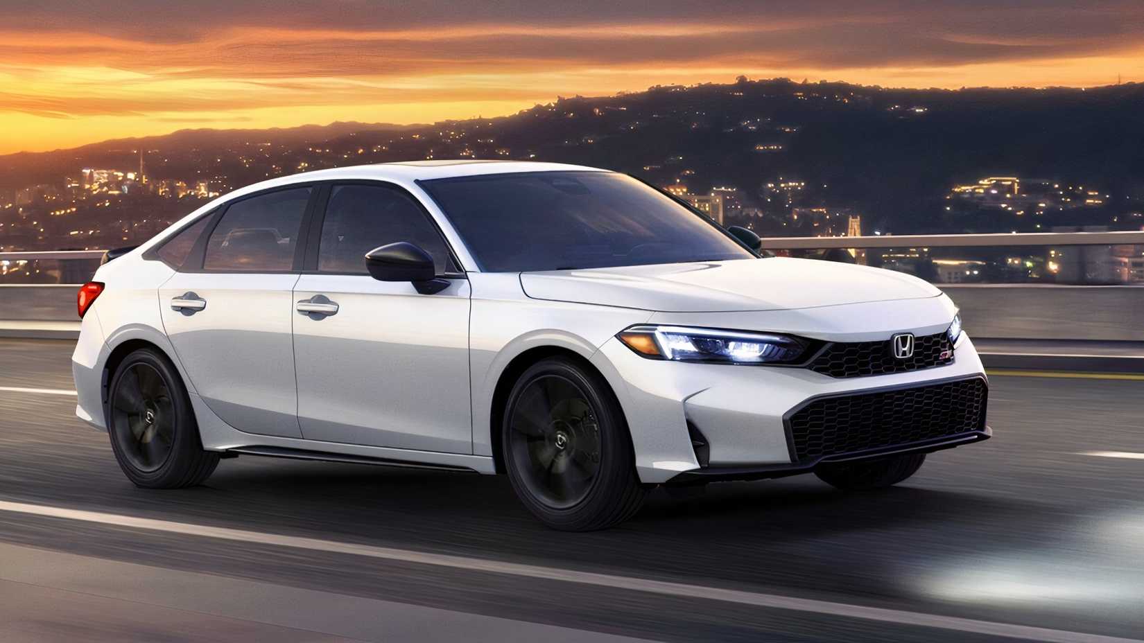 2026 Honda Civic Si driving dynamic shot