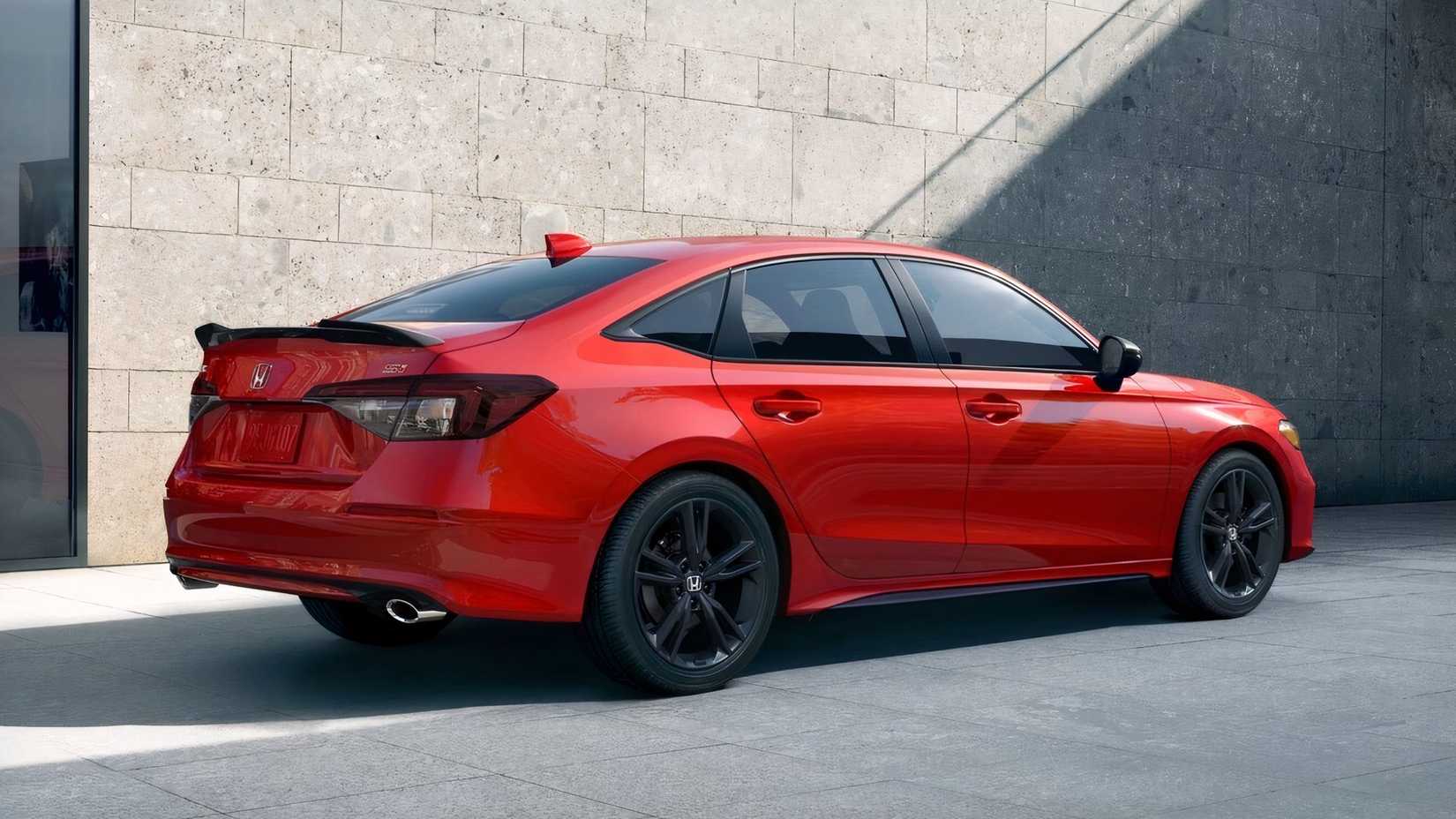 2026 Honda Civic Si rear 3/4 shot