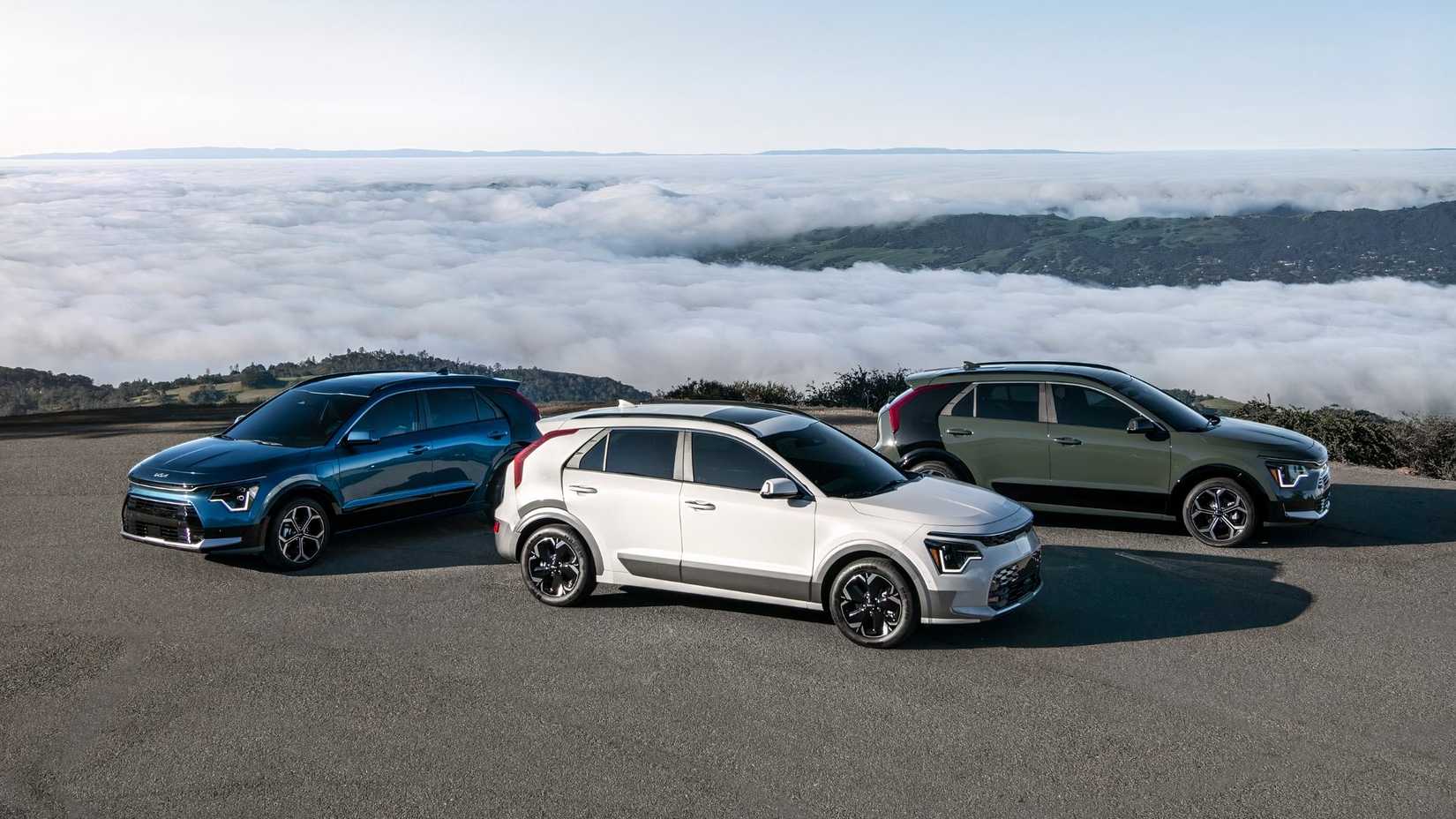 Foto de grupo híbrido Kia Niro 2026