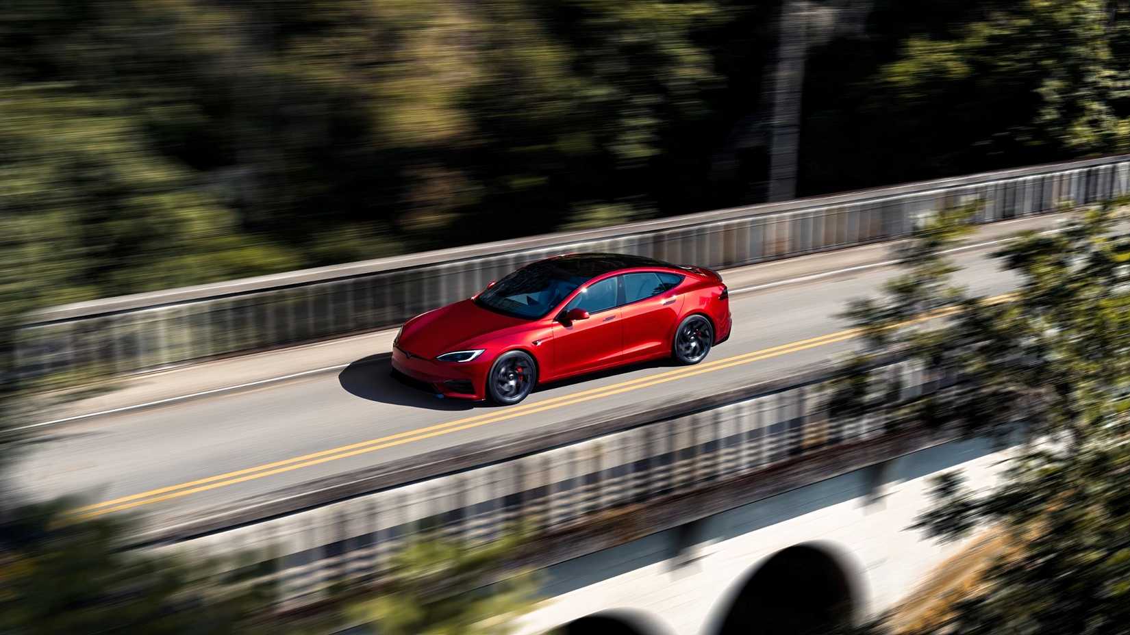 2026 Tesla Model S top view