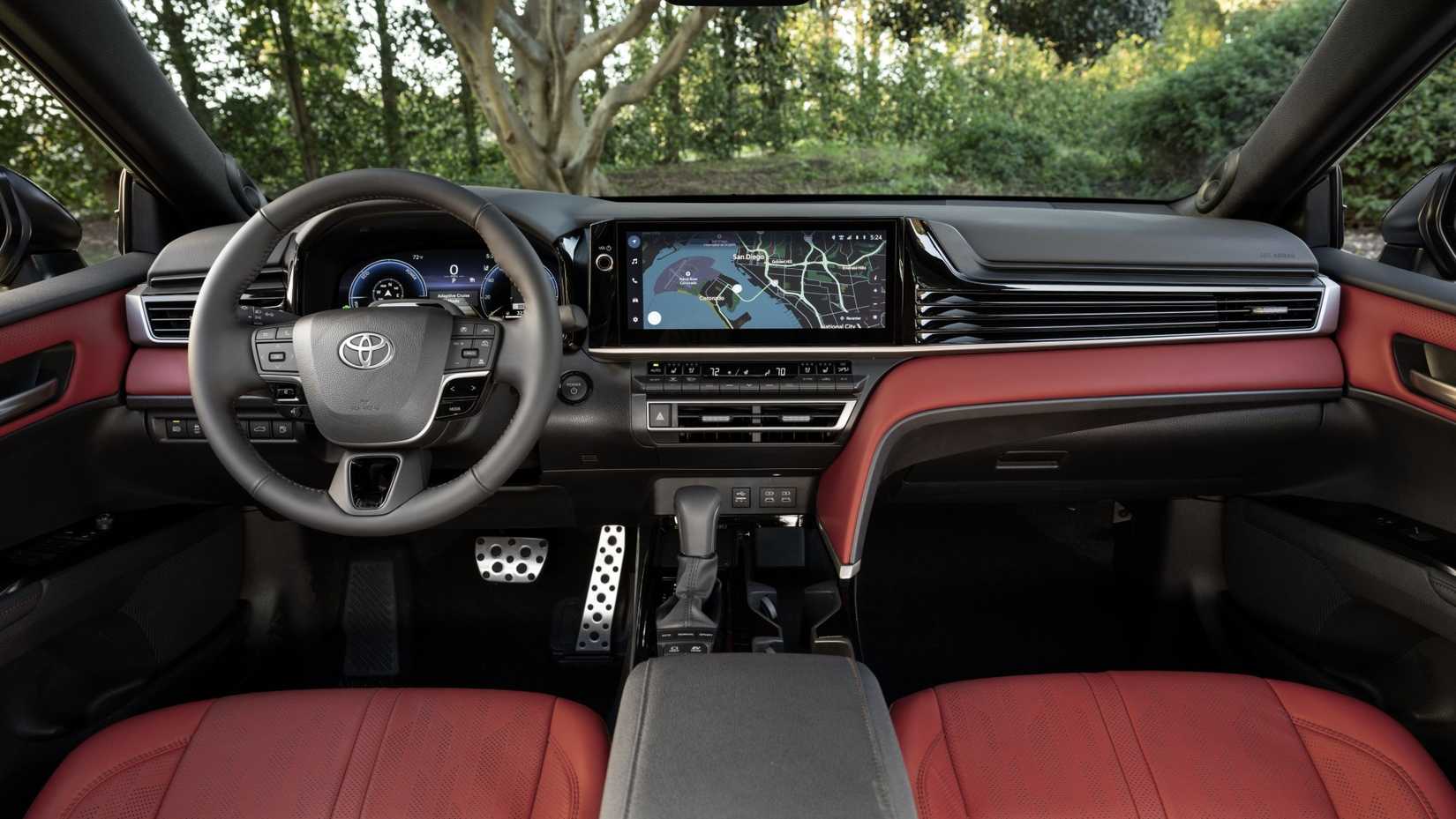 2026 Toyota Camry dashboard layout view