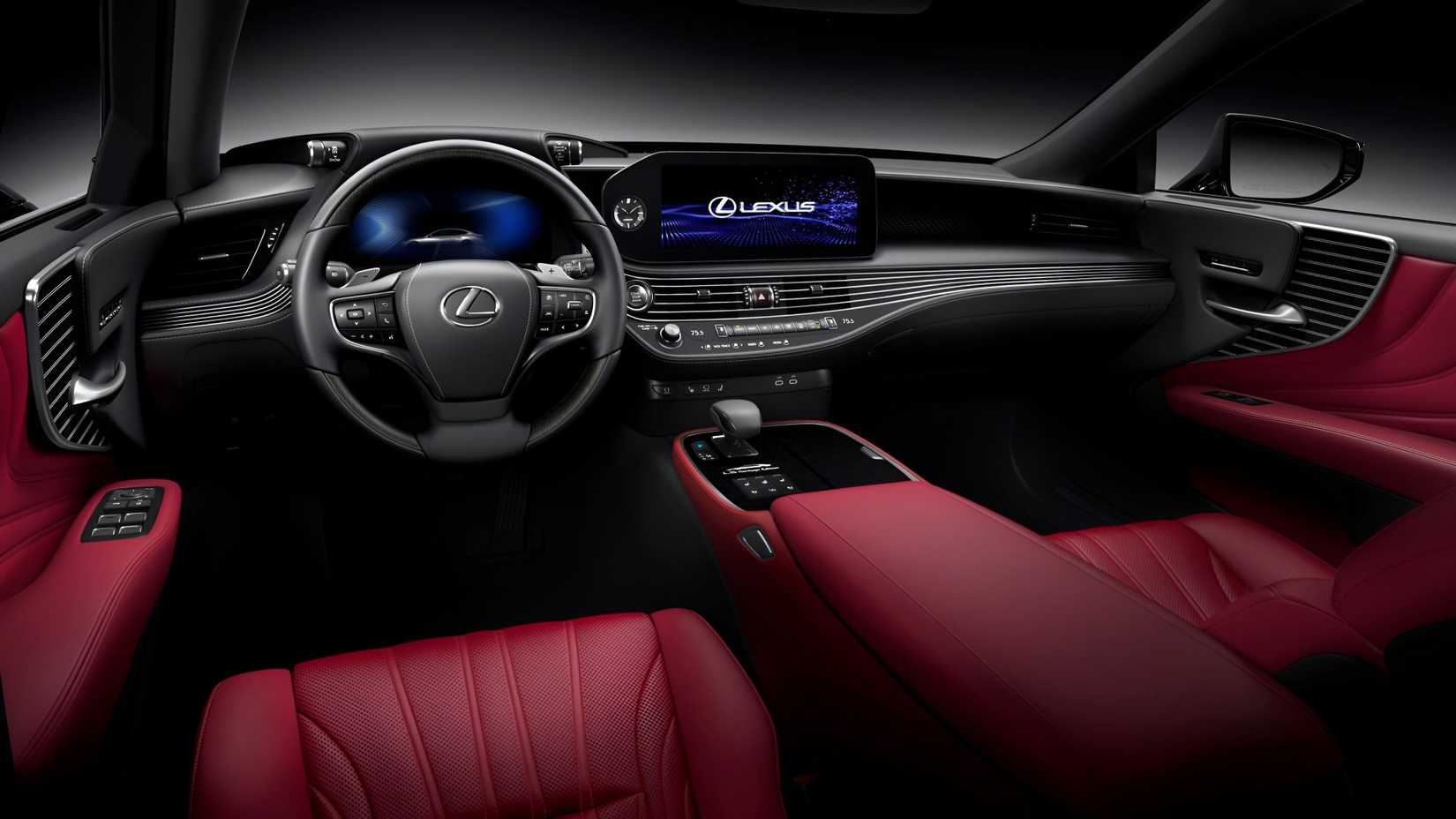 2026 Lexus LS 500 AWD Heritage Edition interior dashboard layout