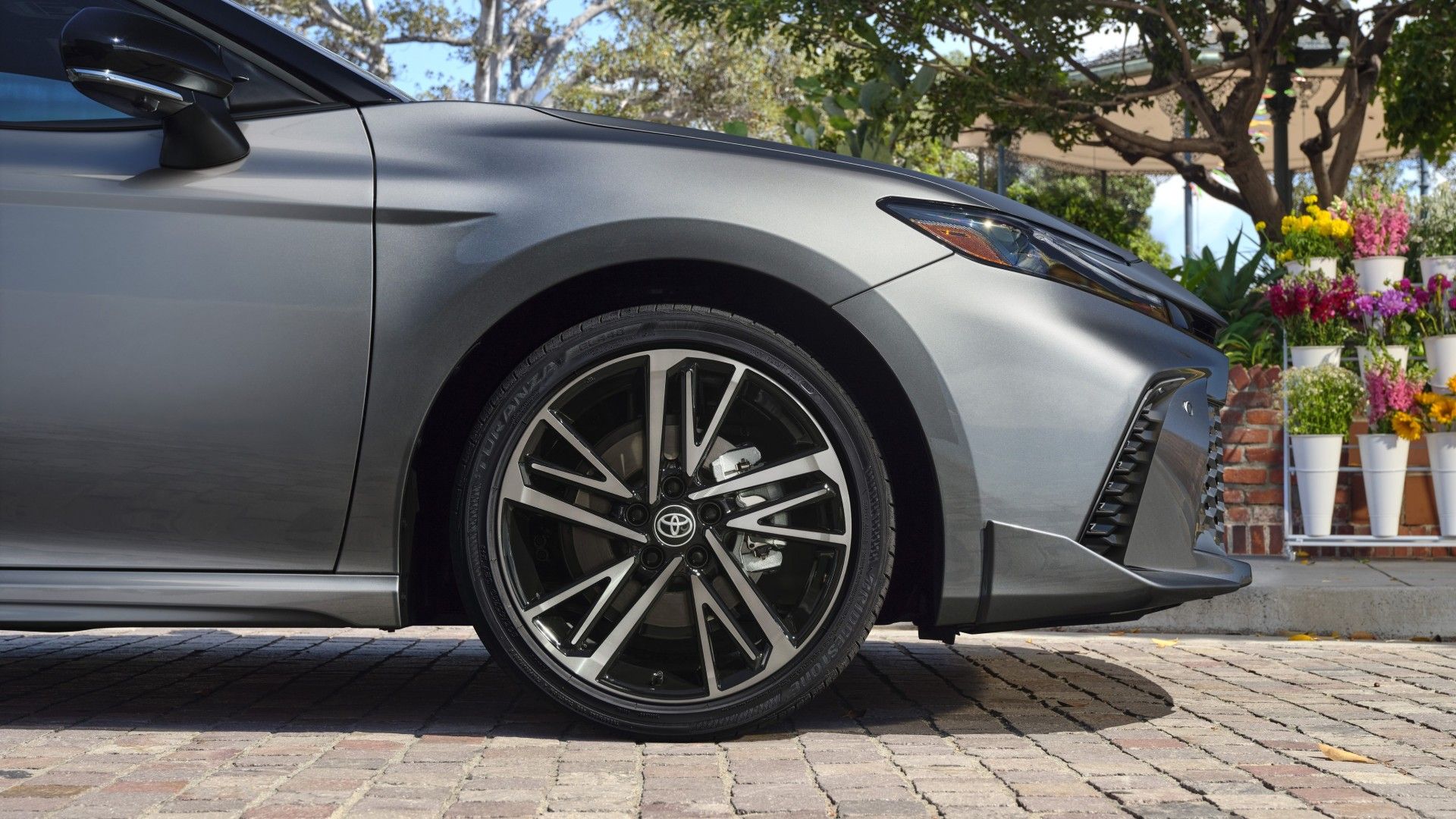 2026 Toyota Camry front quarter close-up view